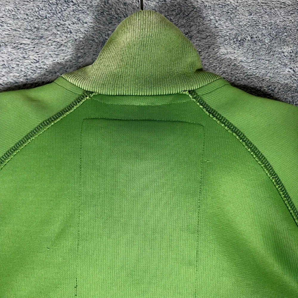 Abercrombie &‎ Fitch Mens Green Full Zip Track Jacket Large Vintage Y2K Athletic